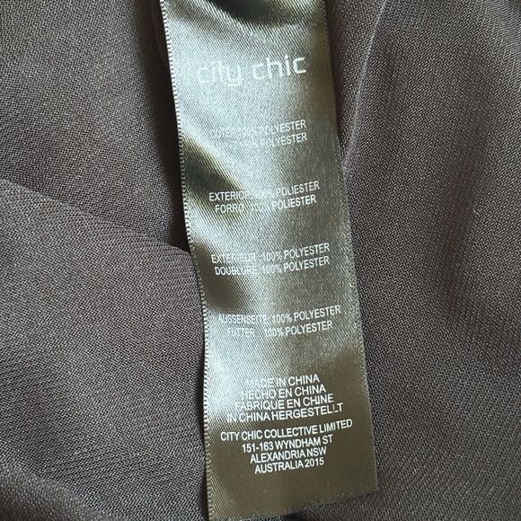 Bohemian Floral Maxi Dress Blue Aprox 2X Long V-Neck 3/4 Sleeves Feaux Wrap City - Picture 15 of 16